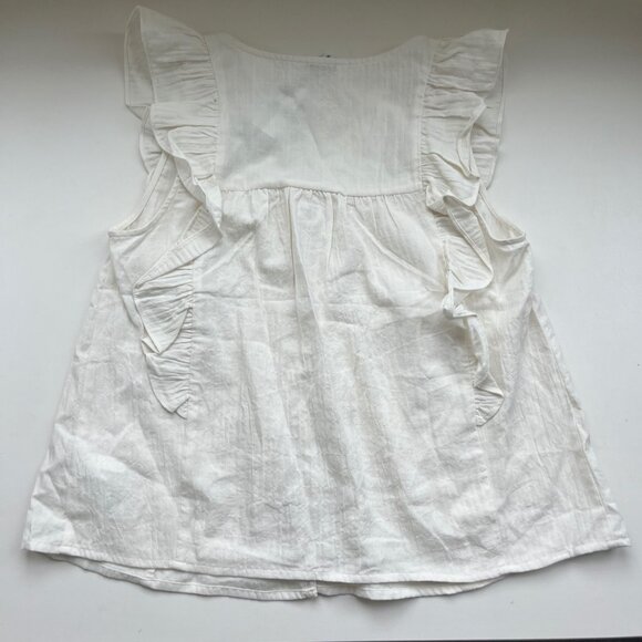 NWT Express Flowy Ruffled Tank Top (XS) - Picture 3 of 4